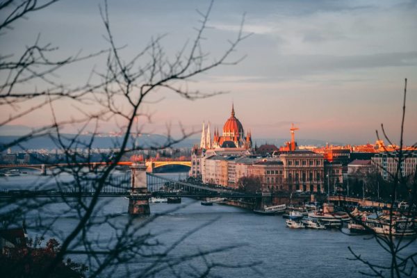 Piękny widok na Budapeszt